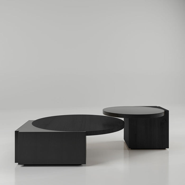 Set of Two - Coffee Table With Asymmetry