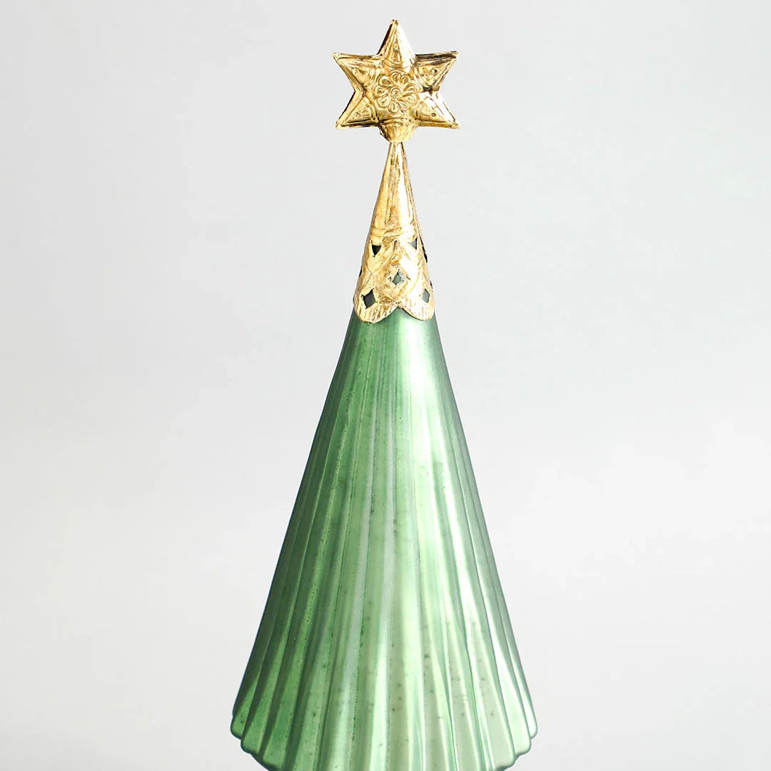Star Christmas Glass Decorative Tree
