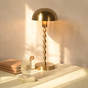 Lumo Designer Table Lamp in EPL Gold Finish | Elegant Desk Lamp for Bedside & Reading Corners