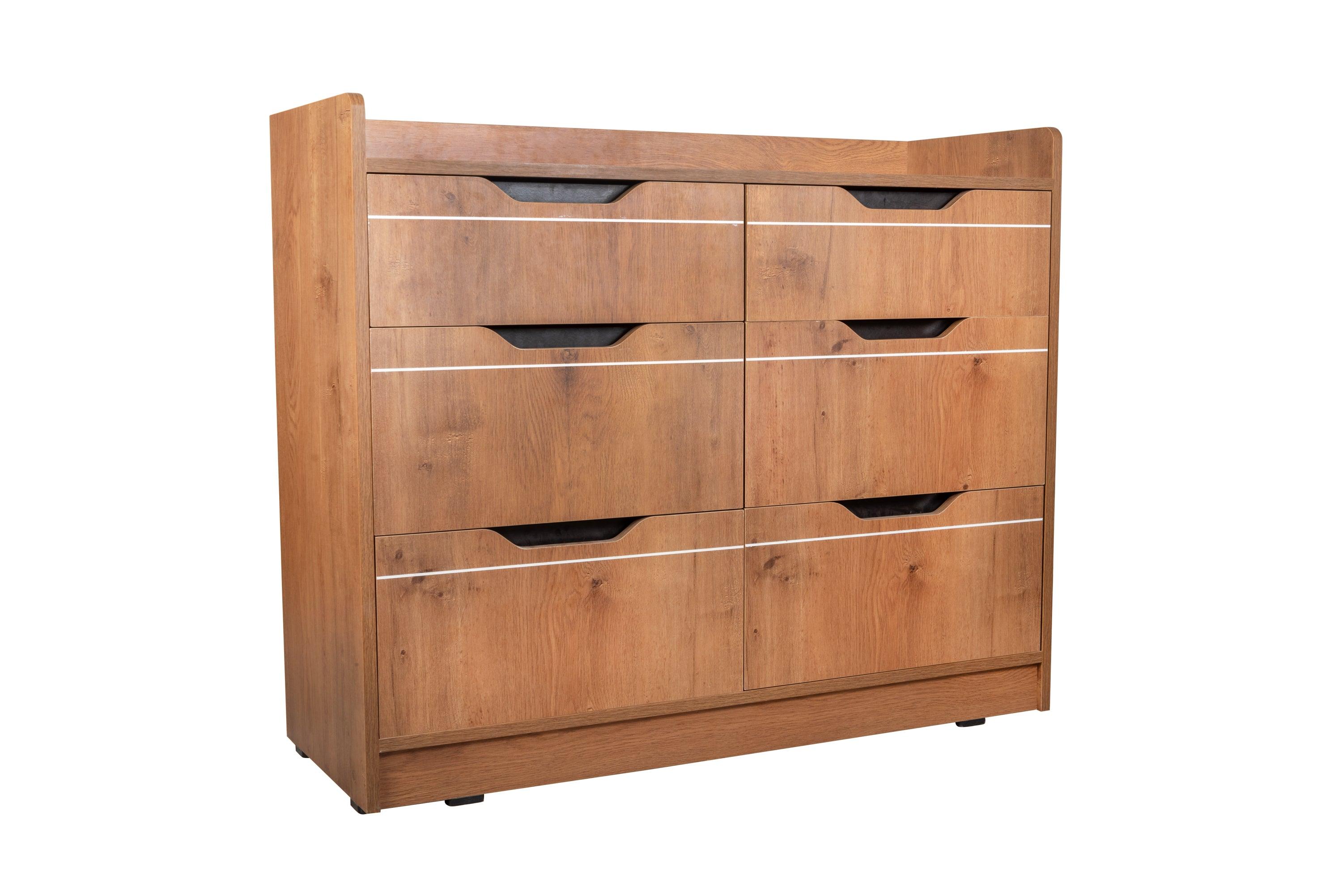 Skipper Double Wooden Chest of Drawers | Drawer Cabinet