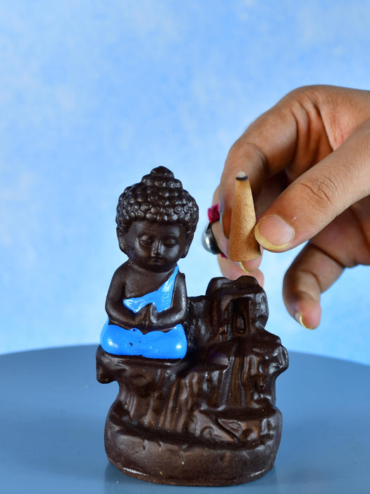 Blue Buddha Smoke Decor