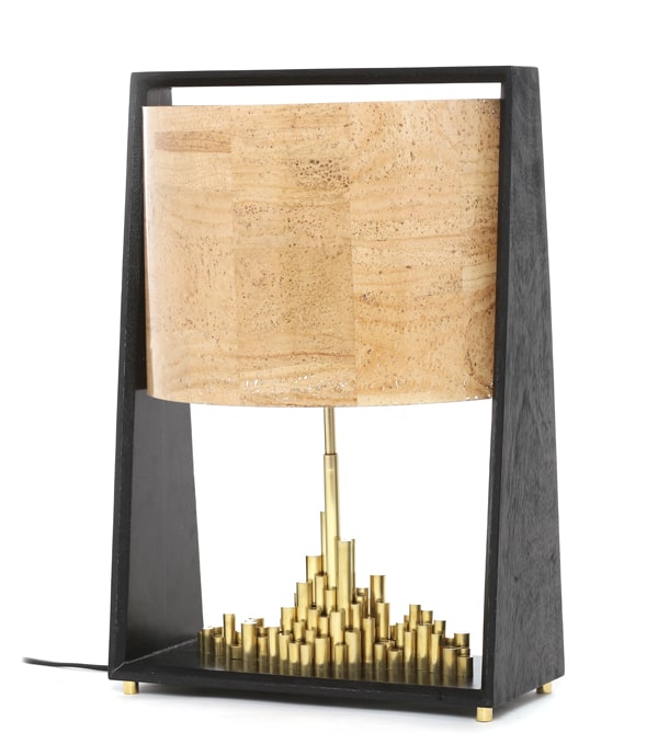 City Of Light | Cork Sheet, Wood And Brass