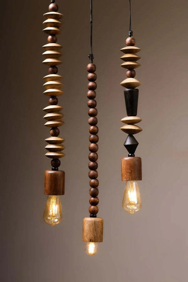 Rustic Glow Pendant Light - Set of 3