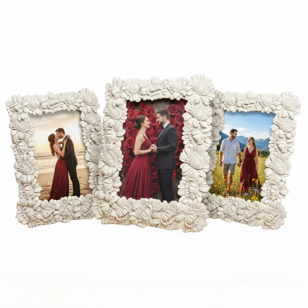 white artisian frame