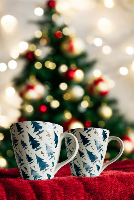 Frosted Pines Coffee Mug (Set of 2)