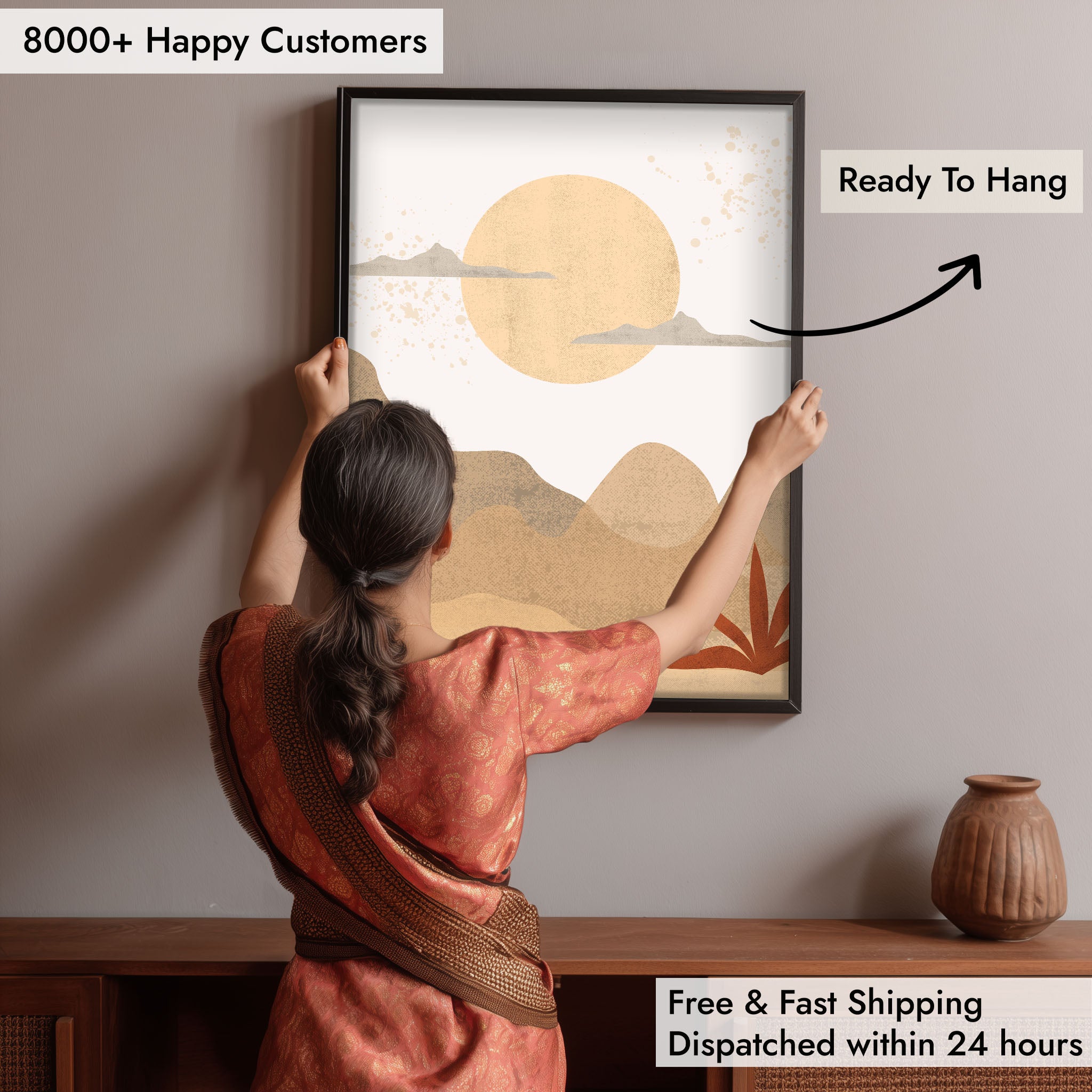 Dawn – Soft Morning Glow Wall Painting