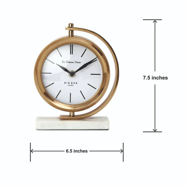 Marbellic Table Clock