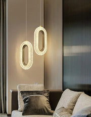 Nordic Luxury LED Hanging Light | Metal and Acrylic