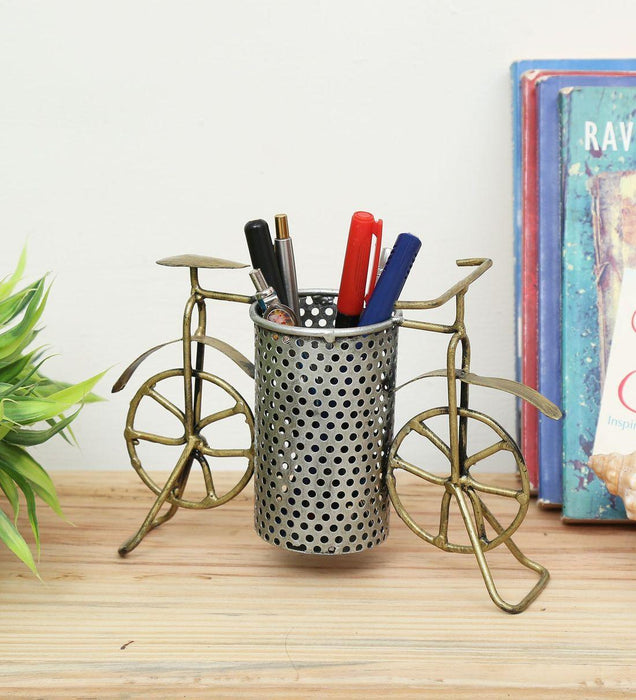 Cycle Pen Stand for Table & Stationery Holder | Desk Organizer