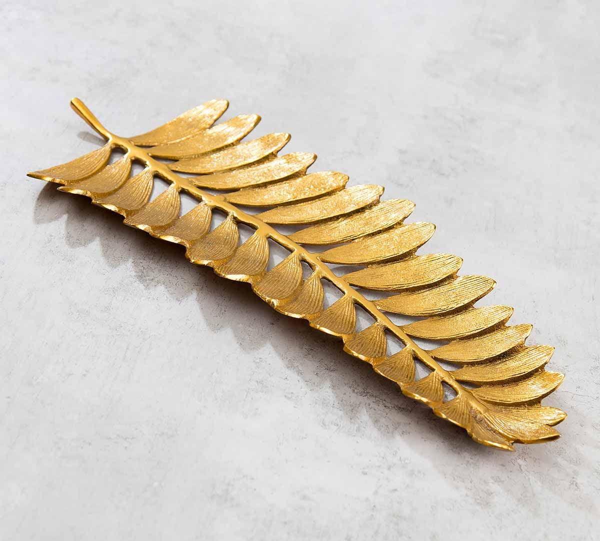 Hawthorn Leaf Serving Tray Platter | Decorative Tray Platter- 1Pc