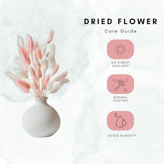 Decorative Strawberry Naturally Dried Flower Bunch Bouquet For Vase & Home Decor