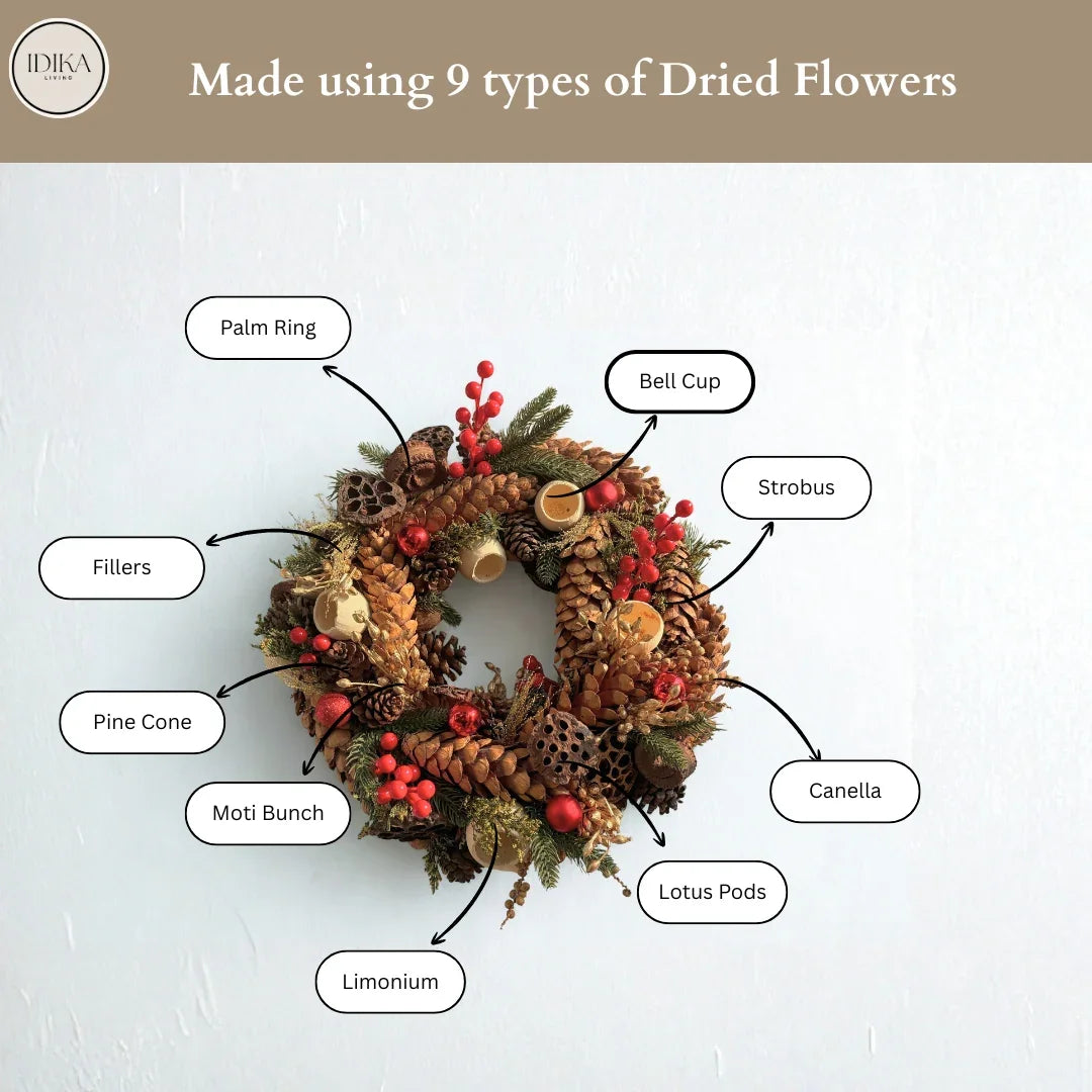 Dried Exotics Wreath | Multicolor