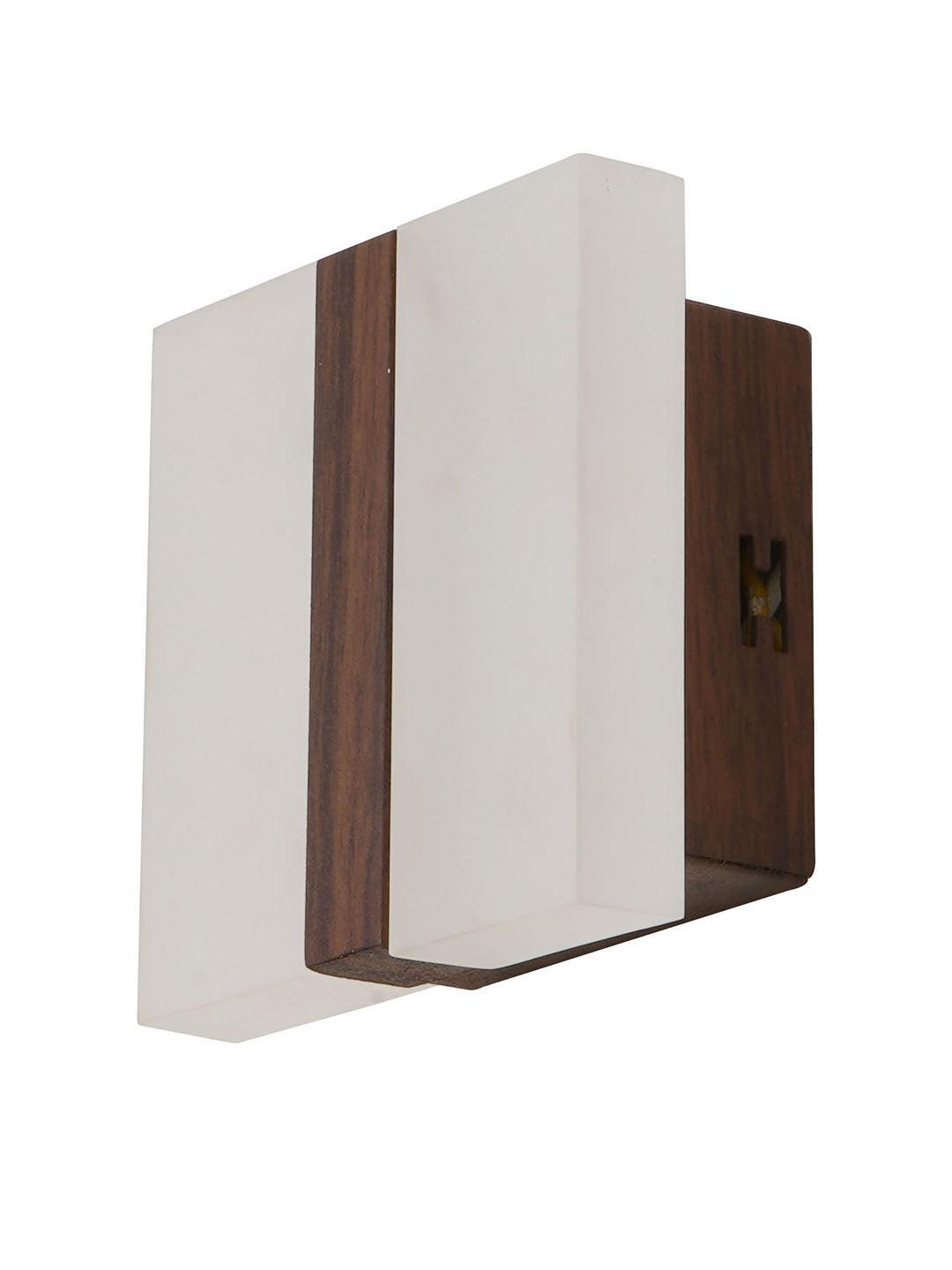 Modern Square 4 Inch Bar 12W Warm White LED Wall Light