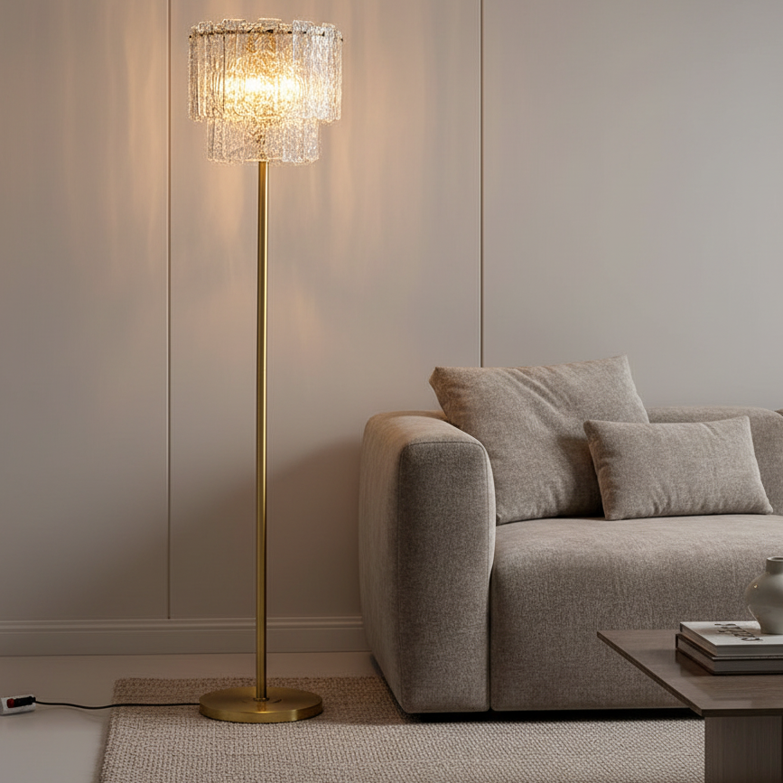 Lumiere Crystal Floor Lamp