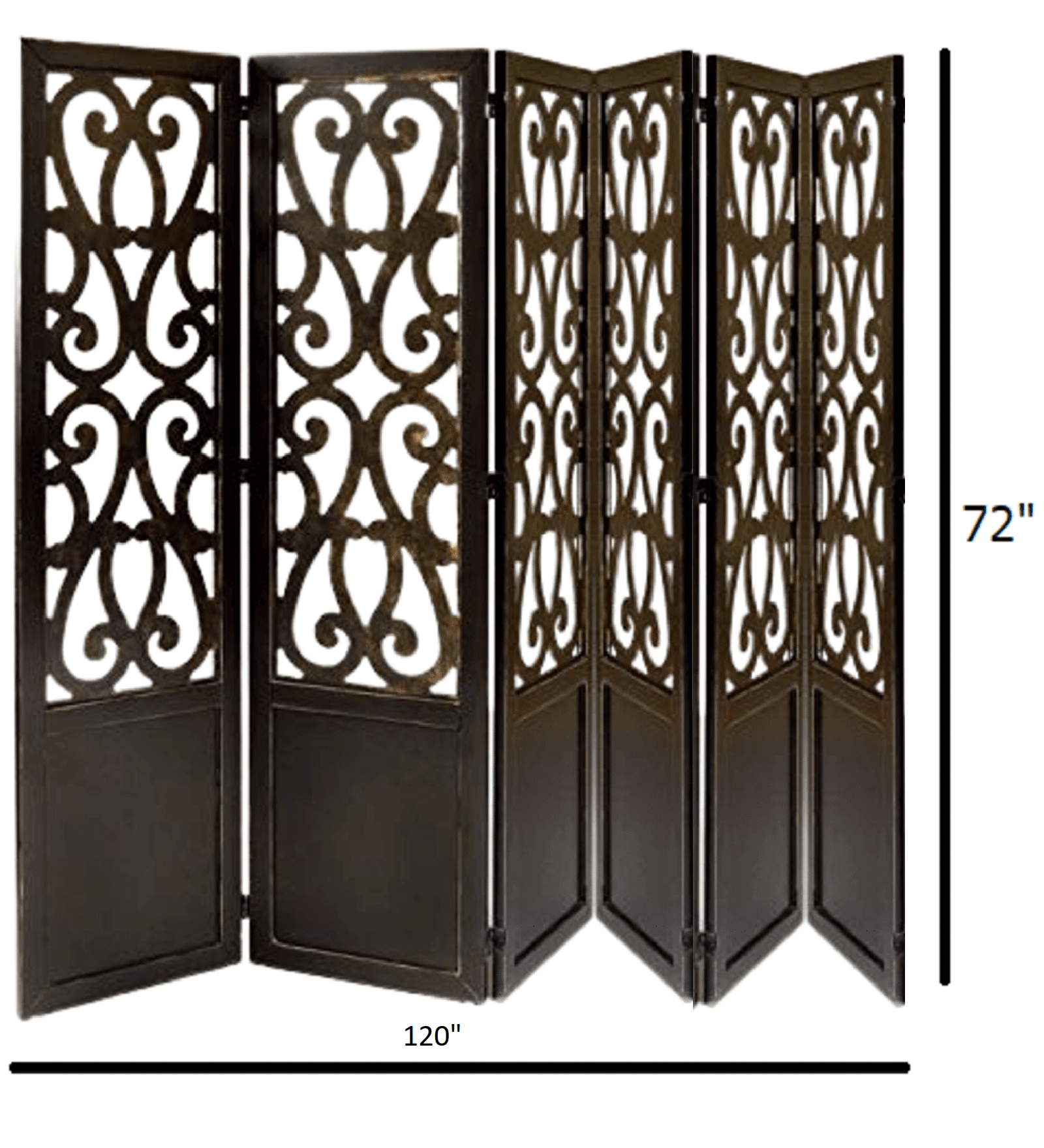 Intricately Designed Mango Wood & MDF Jali Partition
