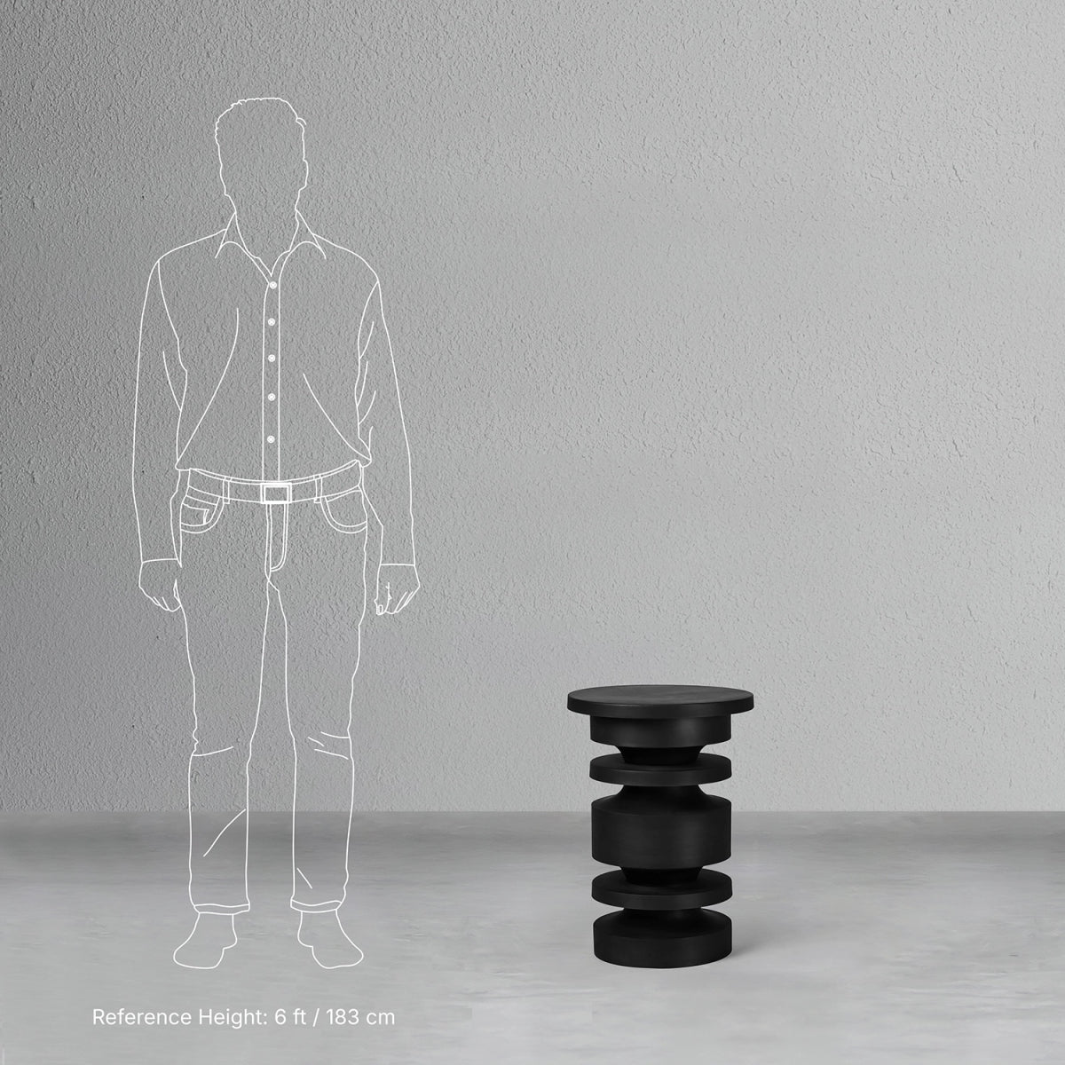 Sculptural Bobbin Table