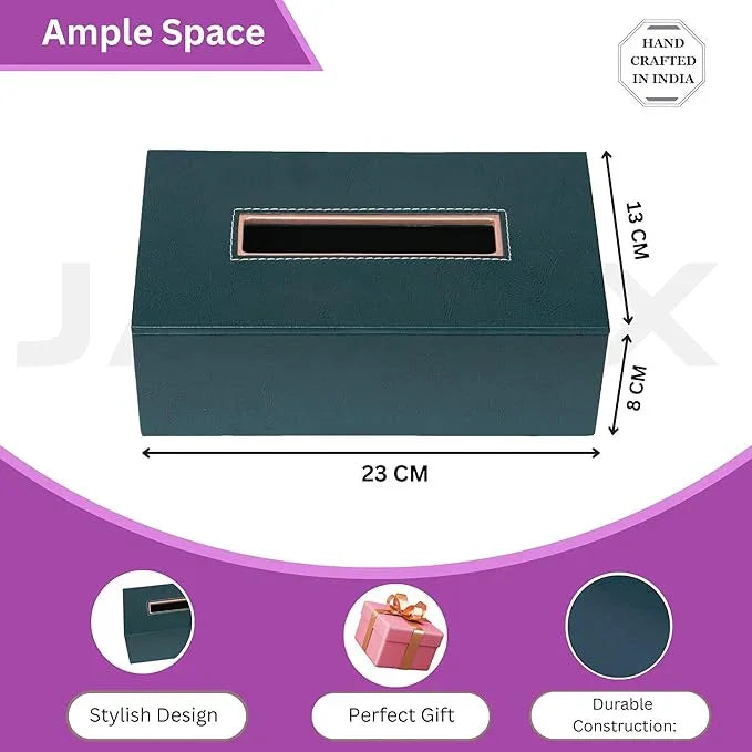 Leather Tissue Box-Bottle