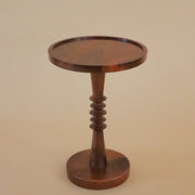 Swivel side table