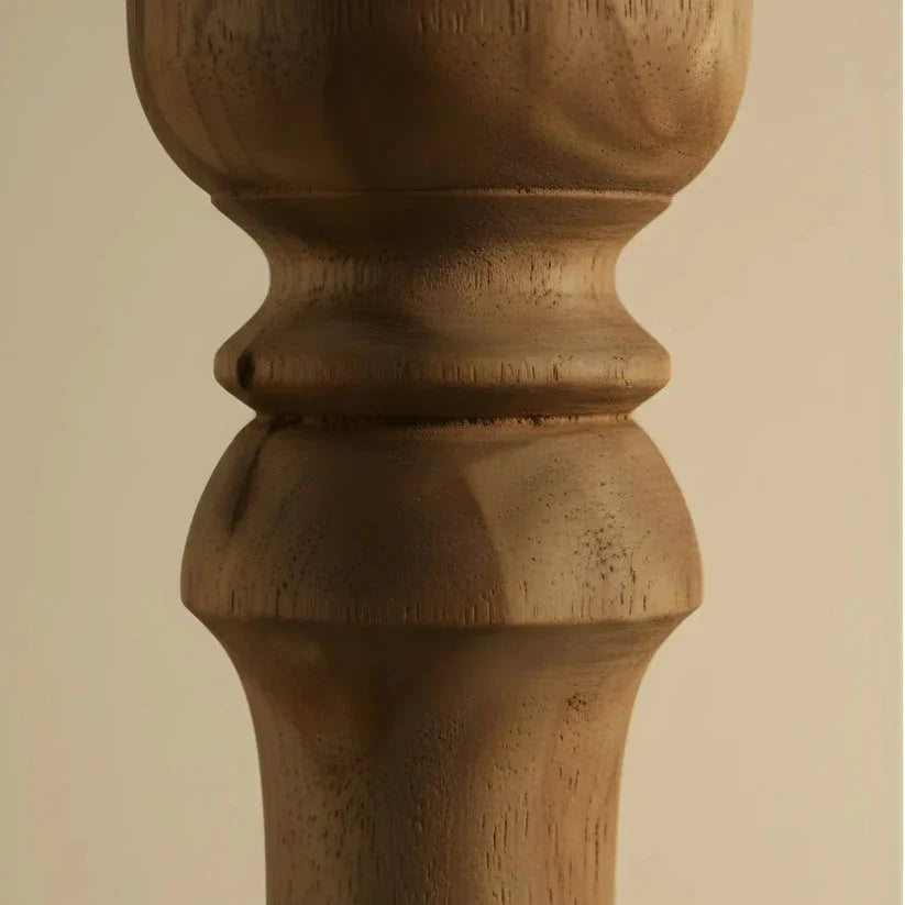 Miazaki Premium Mango Wood Floor Lamp | Standing Lamp for Living Room Decor