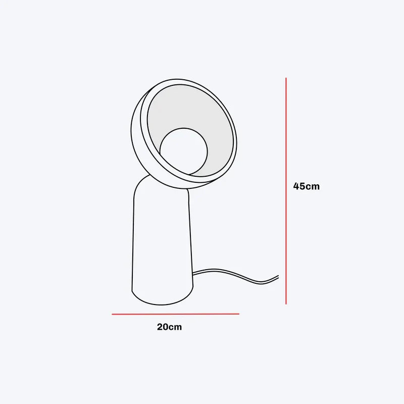 Eco Sphere Designer Table Lamp for Living Room | Paper Mache Minimalist Night Light