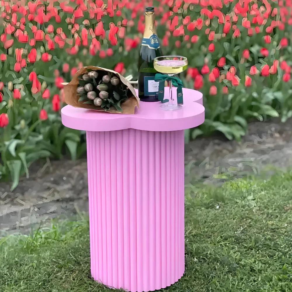 Elegant Design Coffee Table Child-Safe Montessori Activity Table for Kids (Pink)