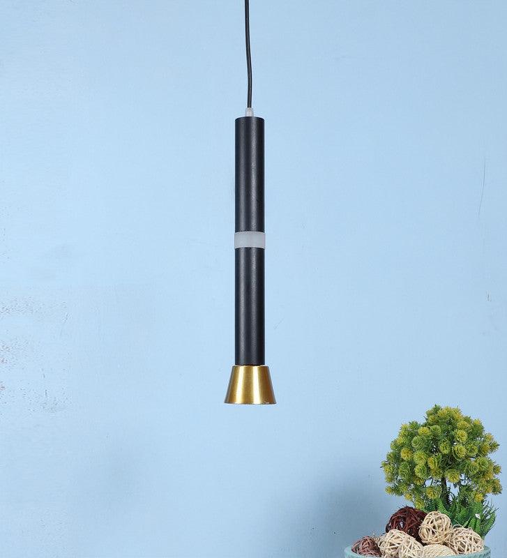 Black and Gold Iron Hanging Light | Inbuilt LED |  Astris