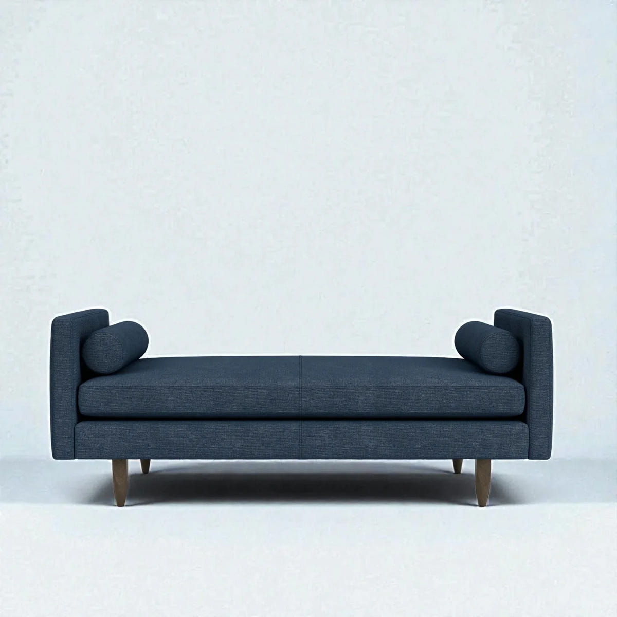 Armondis Solid Teak Wood & Fabric Upholstery Daybed/Chaise