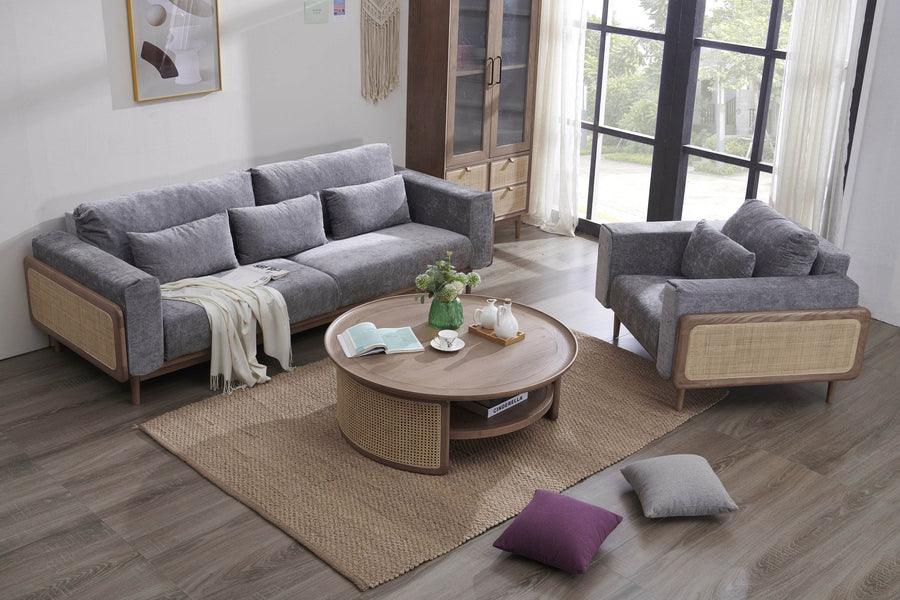 Pluto Solid Mango Wood Center Table | Coffee Table for Living Room