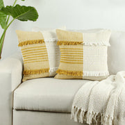 Neerja Pure Cotton Cushion Covers | Set of 2 Soft Decorative Pillow Covers