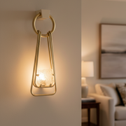 Orion Art Glass Sconce