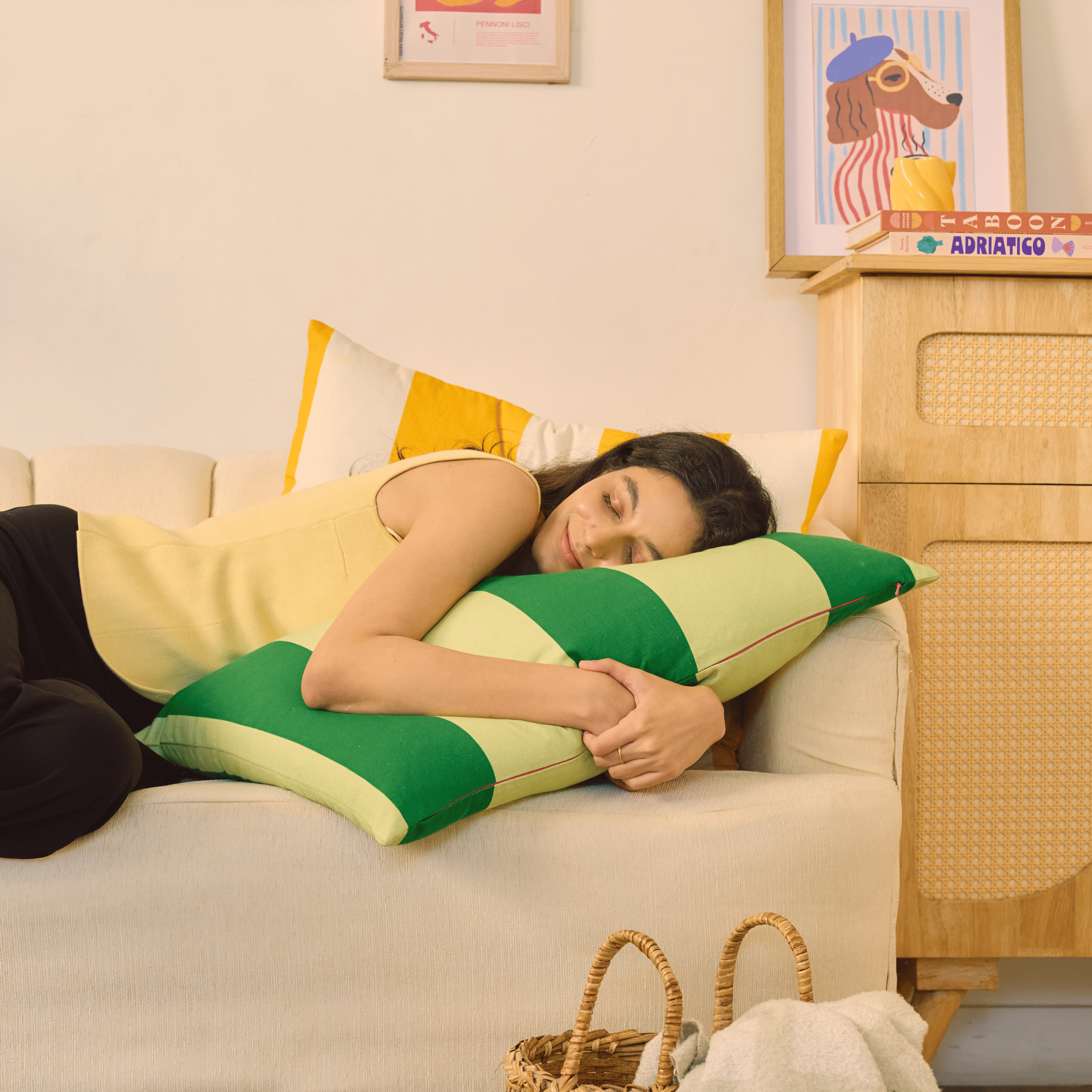 Colouways Cushion Cover -Matcha