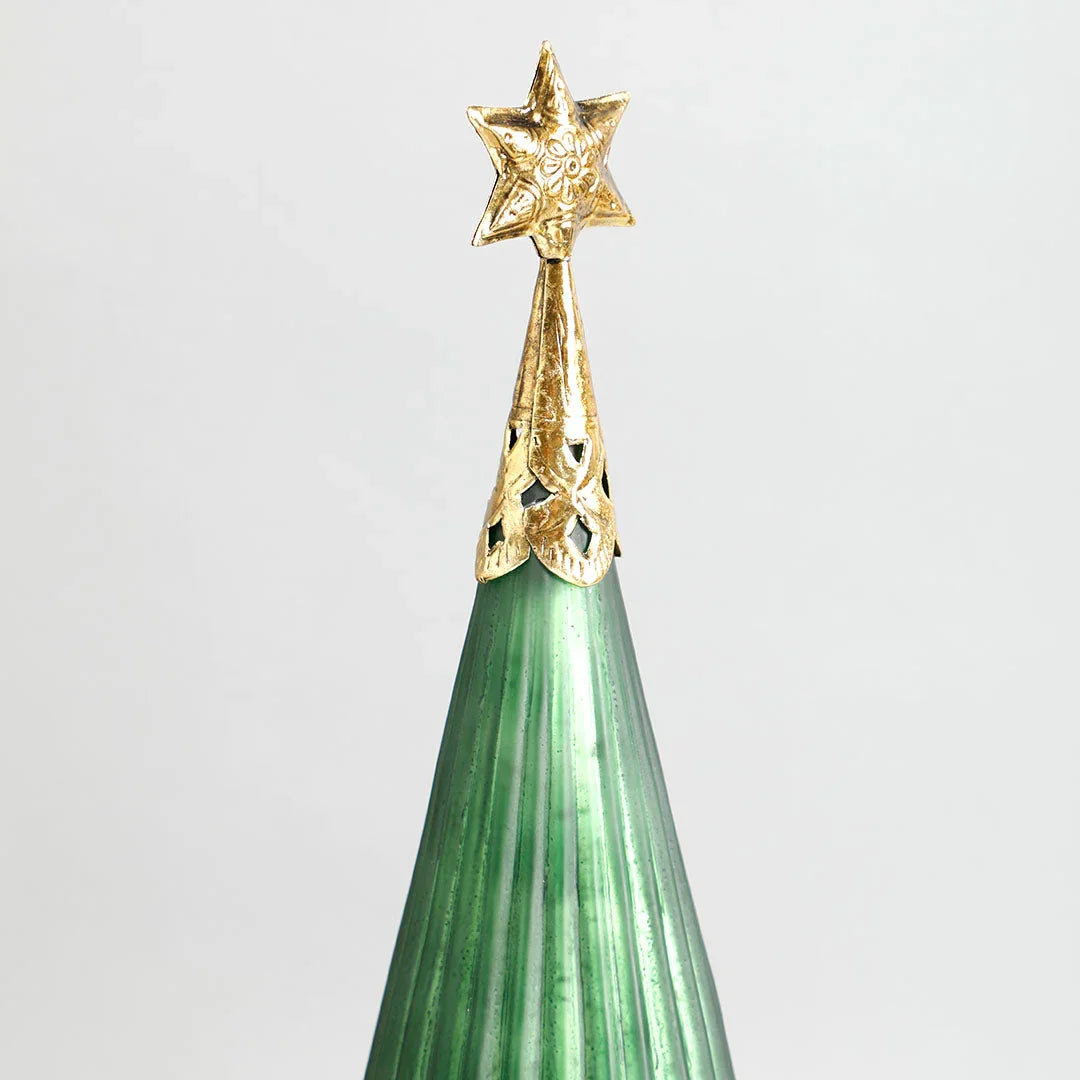 Star Christmas Glass Decorative Tree