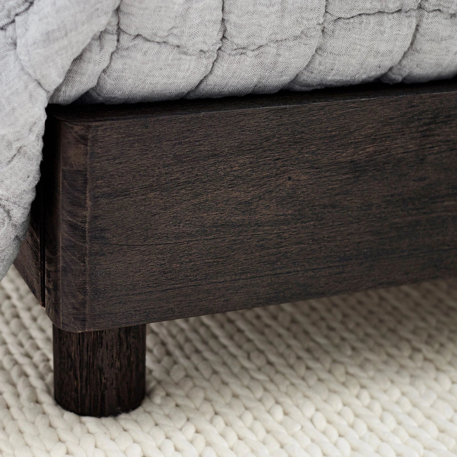 Mazan Solid Teak Wood And Cane King Size Bed