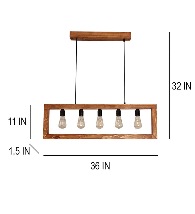 Abacus Brown Series Hanging Light & Pendant for Home | Ceiling Lamp