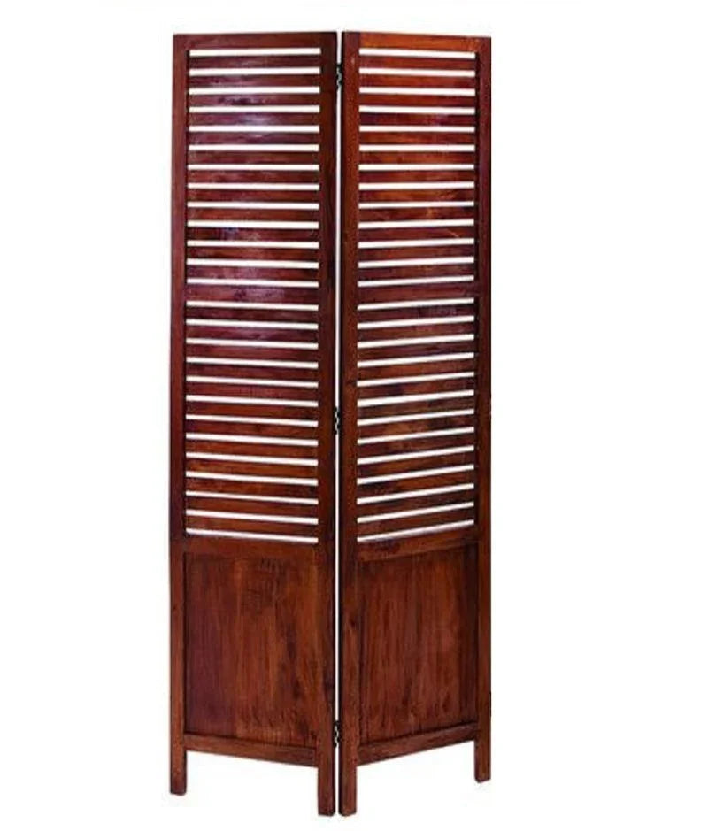Mango Wood Room Divider with MDF Jali for Elegant Interiors