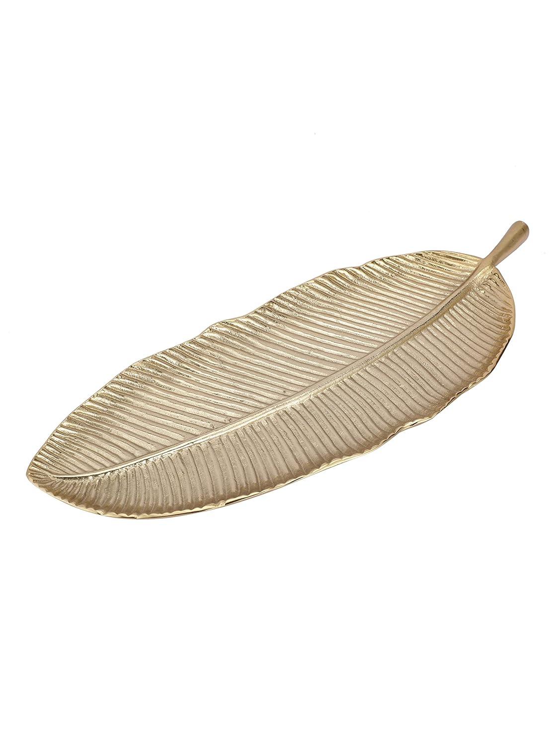 Leaf Decorative Serving Tray Platter | - Banana Leaf