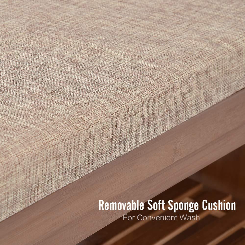 Looma Solid Wood Shoe Multi Functional Bench