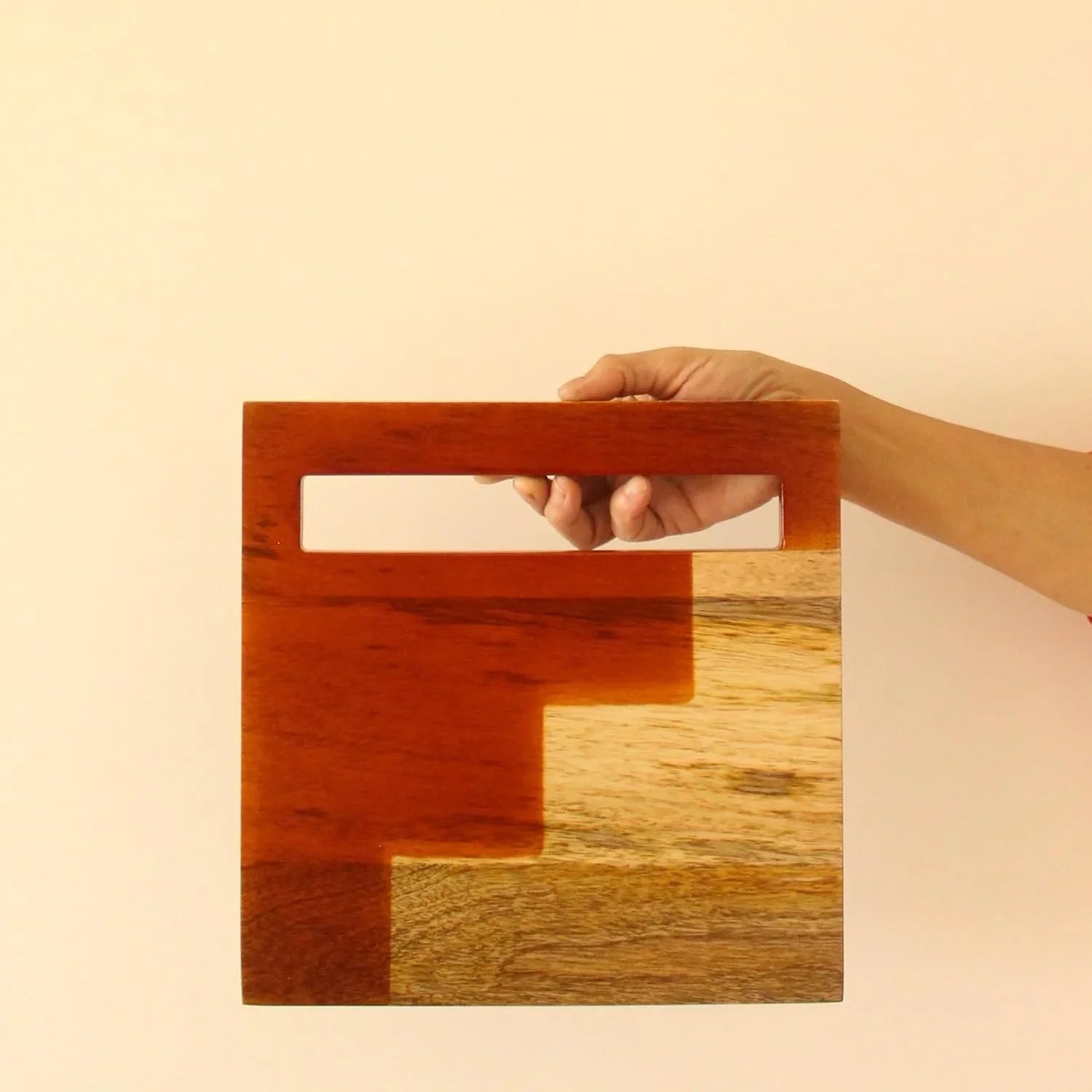 Staircase Platter |  Mango Wood