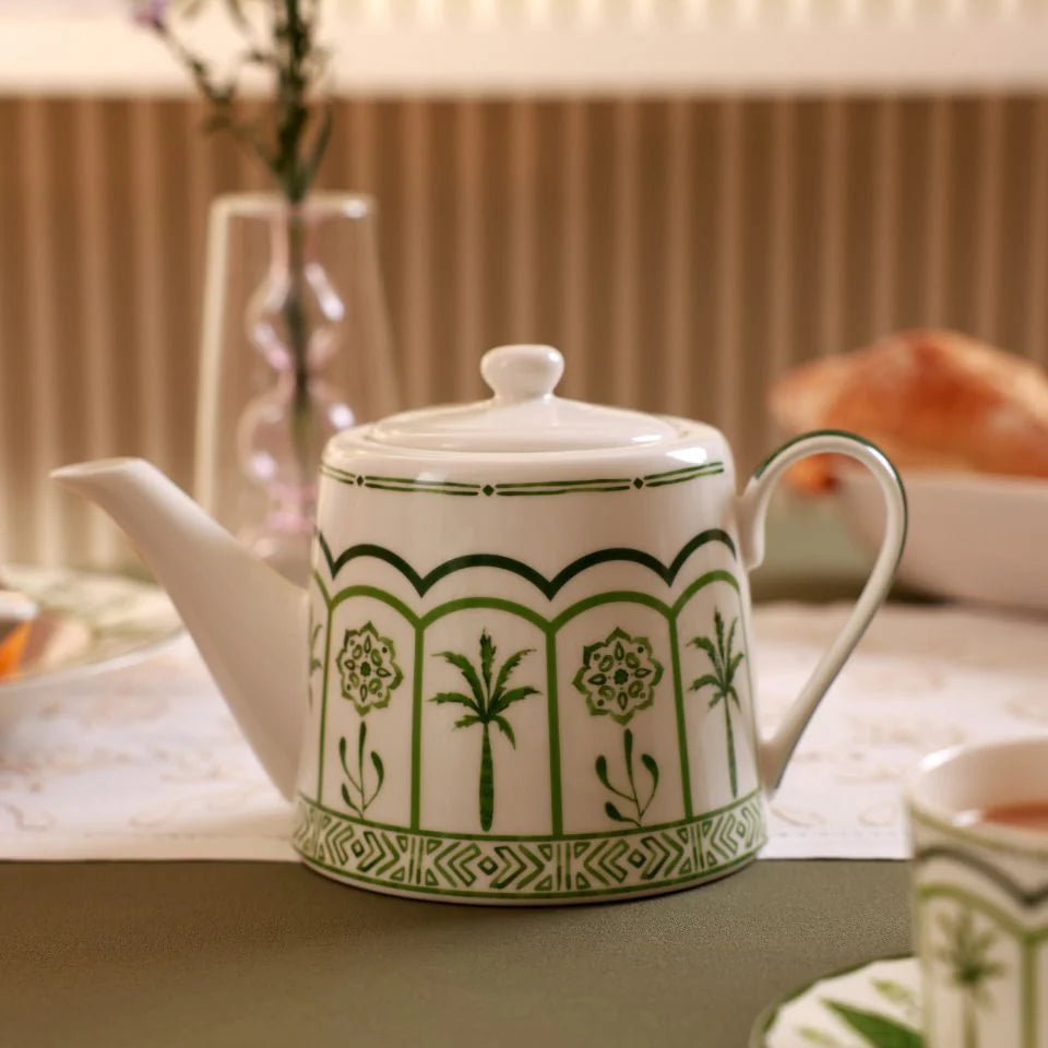 Green Lush Teapot