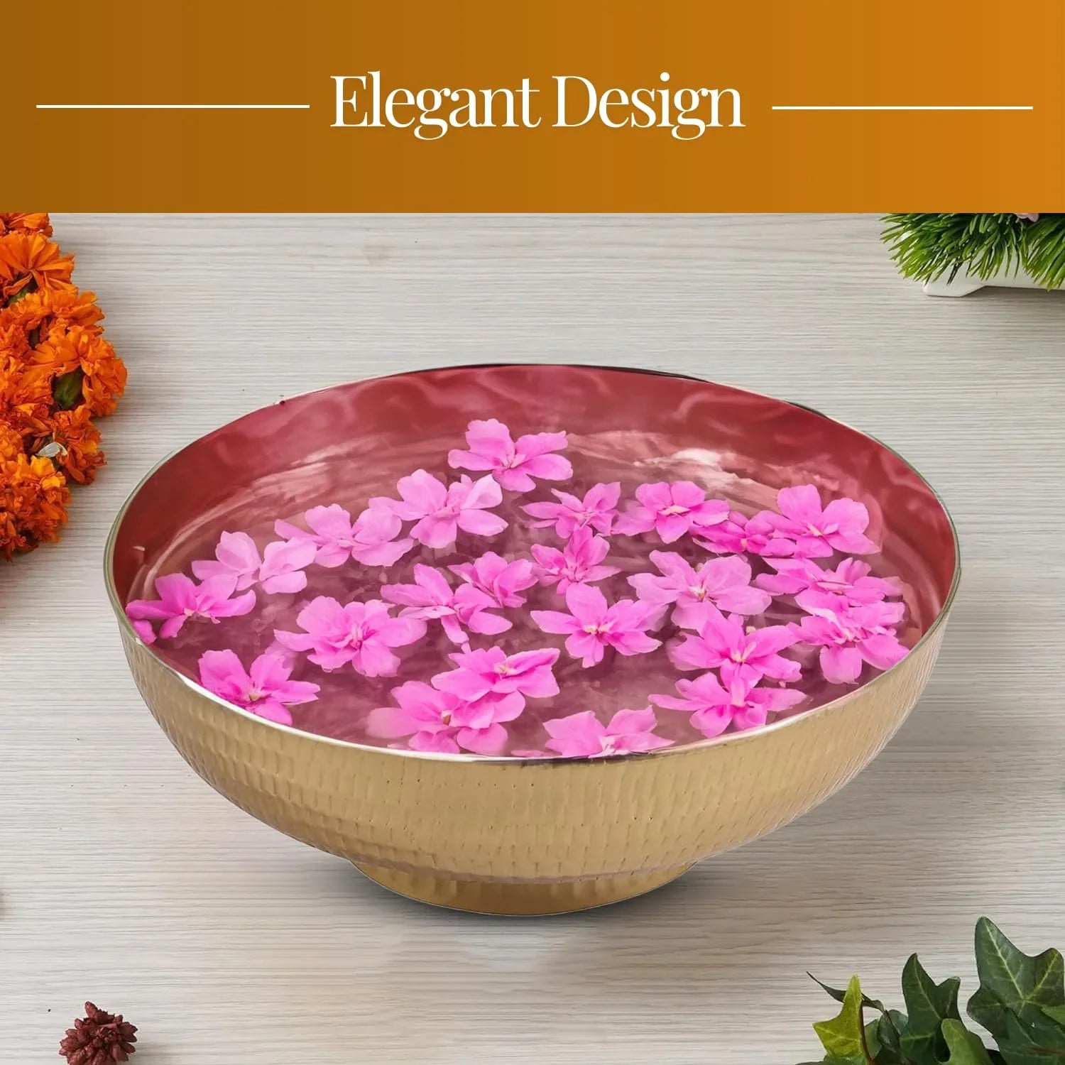 Gold Modern Decorative Fruit Bowl