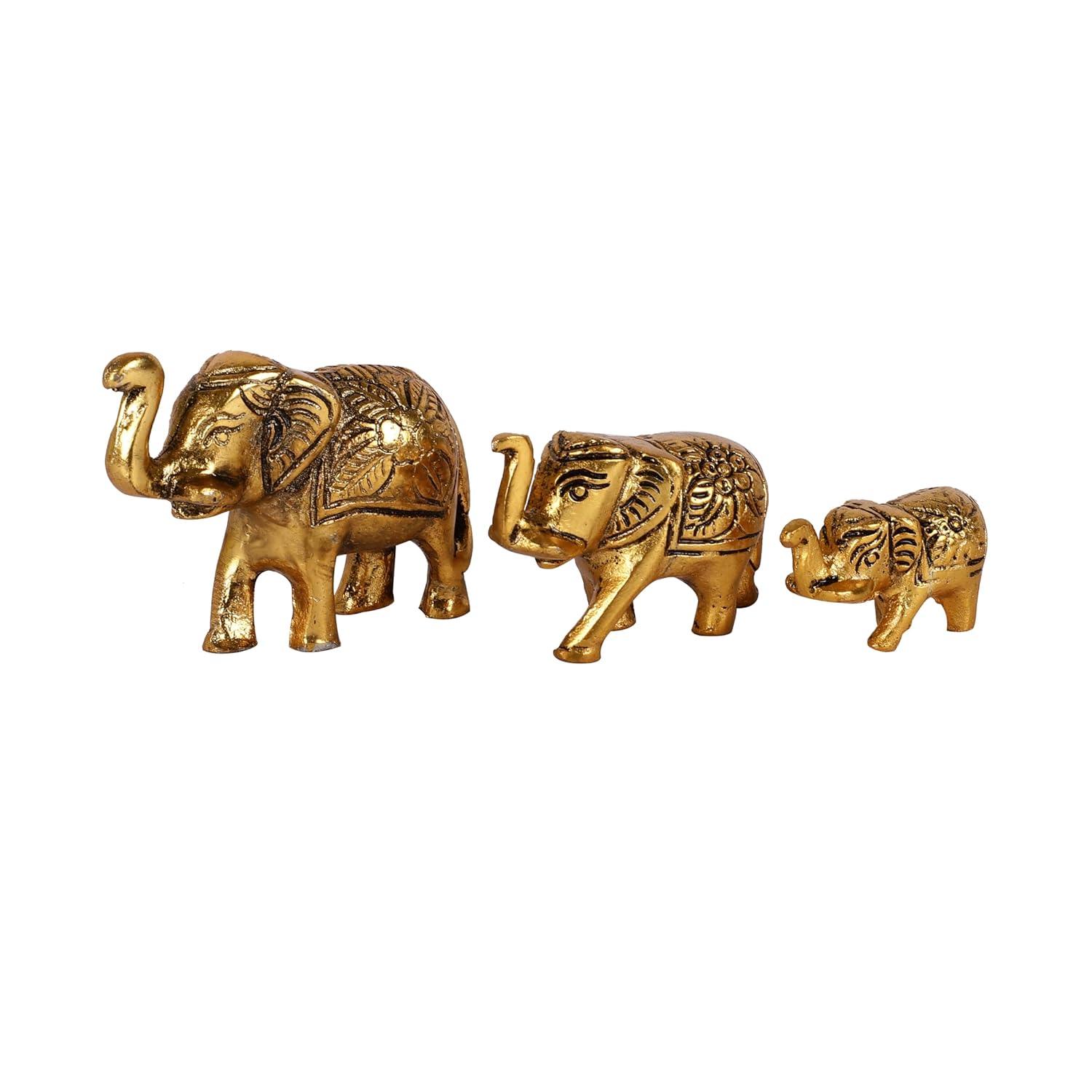 Elephant Family Showpiece | Set Of 3