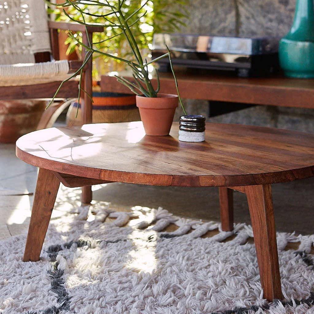 Ringbud Center Table | Wooden Coffee Table for Living Room | Tea Table
