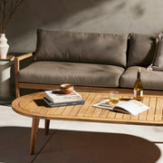 Maximus Ovel Premium Mango Wood Coffee Table for Living Room | Center Table