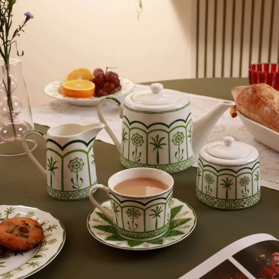Green Lush Teapot
