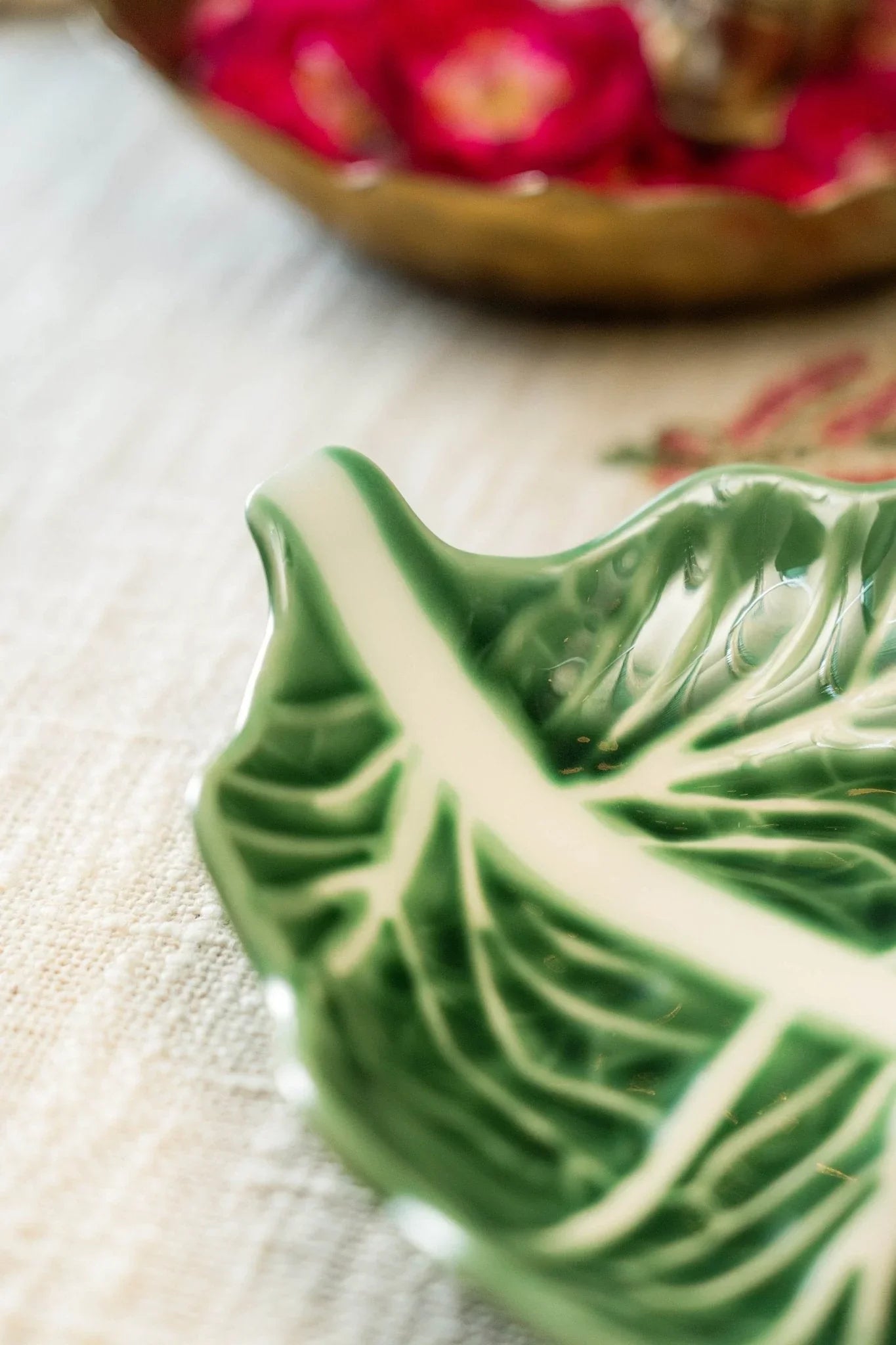 Parna Leaf Shaped Serving Platter