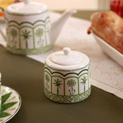 Green Lush Sugar Pot