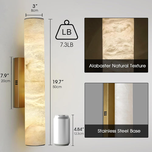Alara Alabaster Wall Light