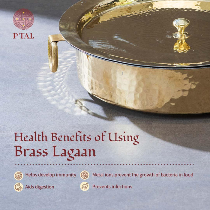 Brass Lagaan for Kitchen & Pital Non Stick Kadhai for Cooking