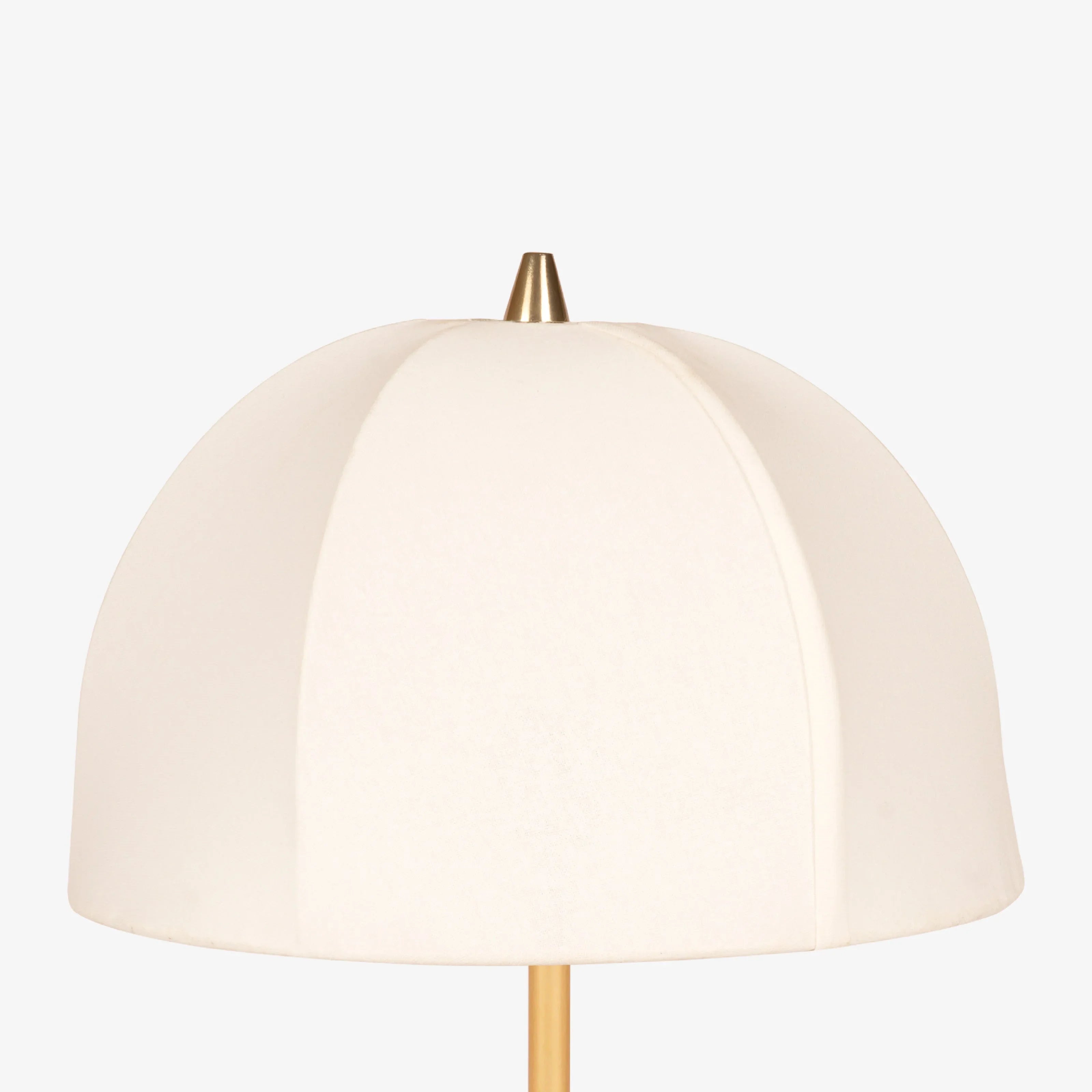 Ayra Floor Lamp | Brass Finish Minimalist Standing Lamp for Living Room & Bedroom