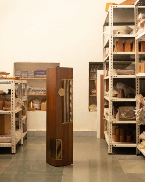 Sarava Designer Floor Lamp | Wooden Standing Lamps | Home Decor Lamp